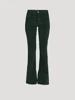 Le Mini Bootcut Corduroy Trousers