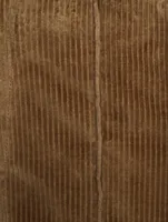 Pintuck Corduroy Trousers