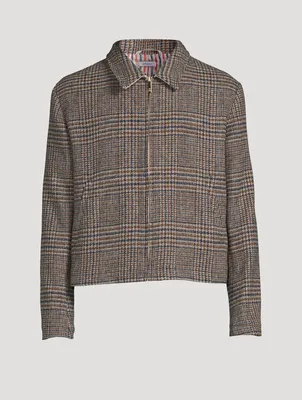 Prince Of Wales Flat-Hem Golf Jacket