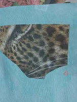 Denise Printed Sheer Turtleneck