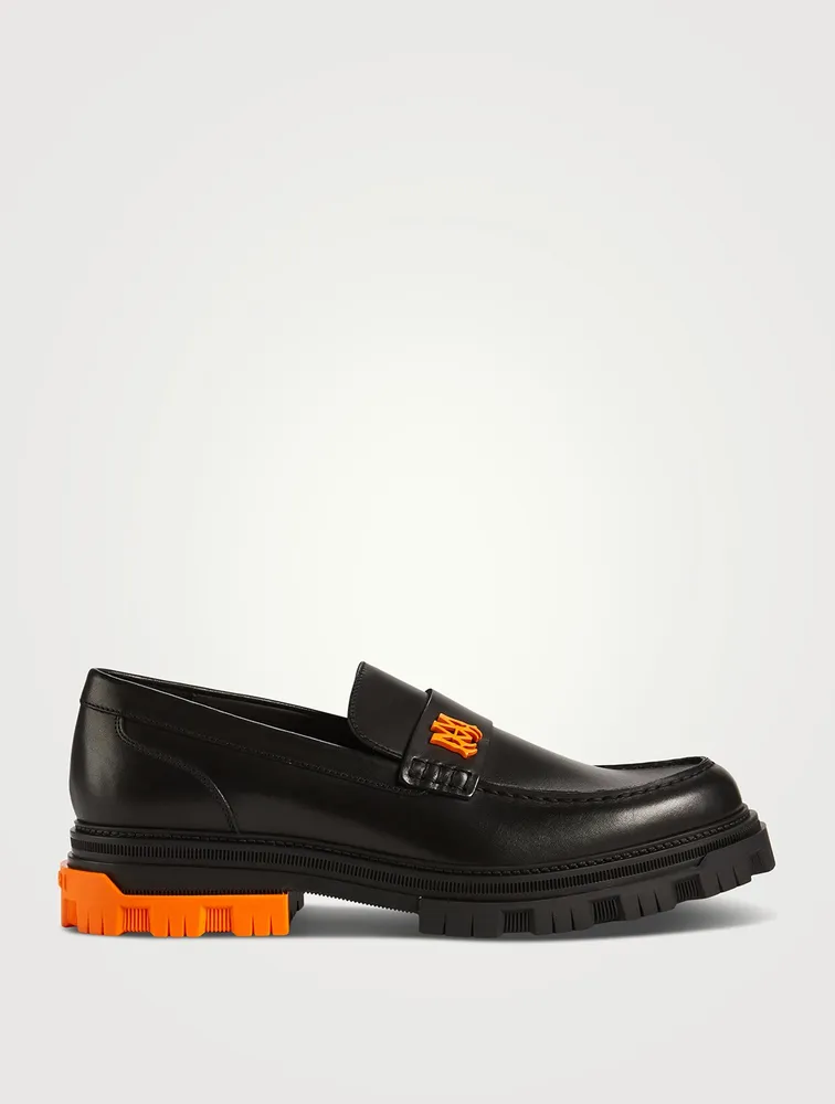 Military Leather Loafers