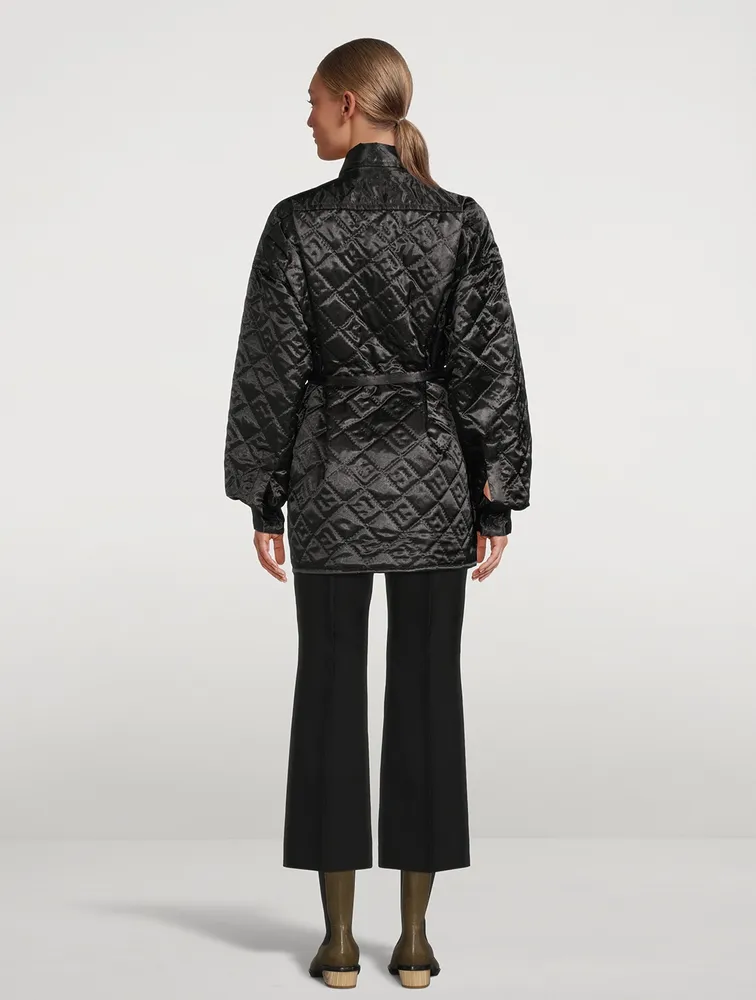 Quilted Satin Jacket