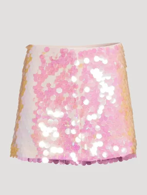 Sequin Mini Skirt