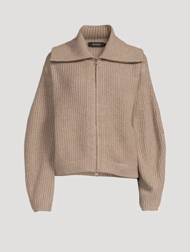 Sam Cashmere Zip Cardigan
