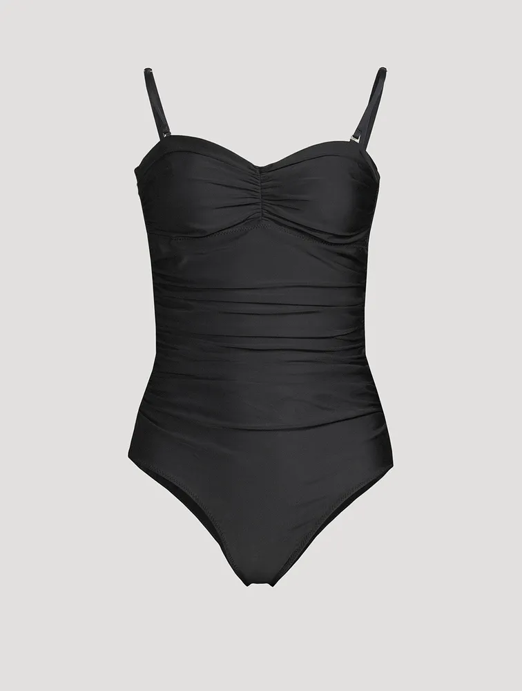 Ruched One-Piece Swimsuit