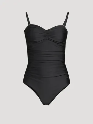 Ruched One-Piece Swimsuit