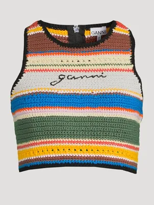 Crochet Halter Bikini Top