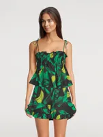 Cover-Up Cami Tropical Print