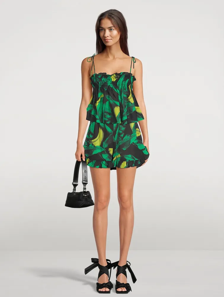 Cover-Up Cami Tropical Print