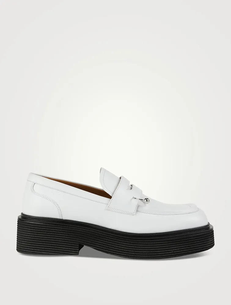 Piercing Leather Loafers