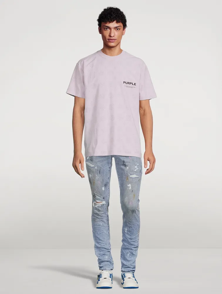 Monogram Textured Jersey T-Shirt