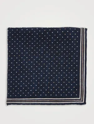 Wool And Cotton Pocket Square
