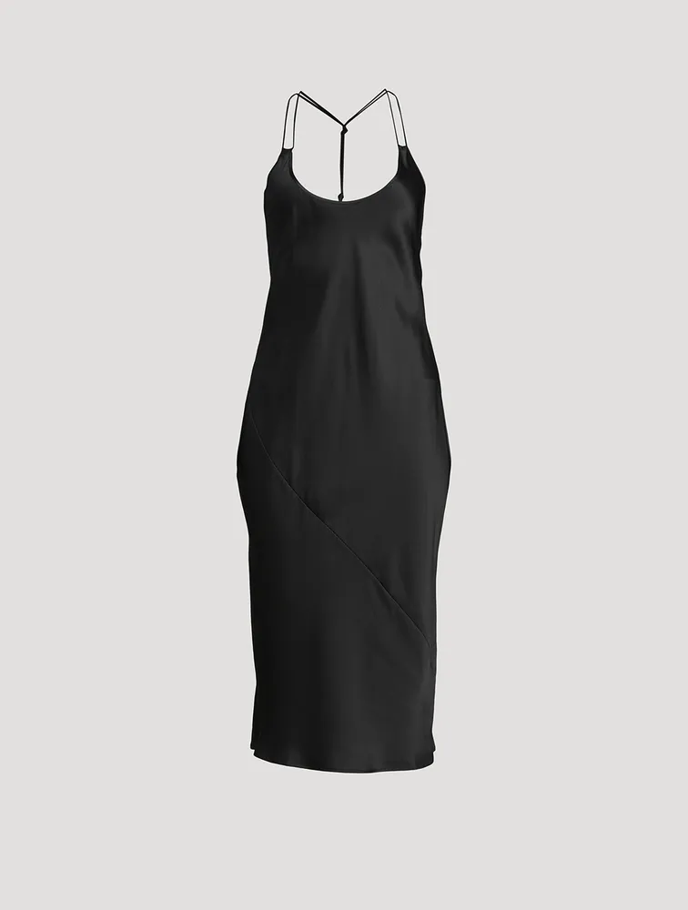 Hazel Silk Charmeuse Slip Dress