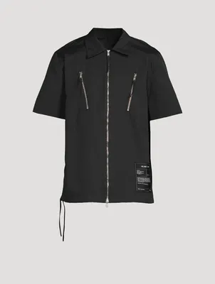 Zip Short-Sleeve Shirt