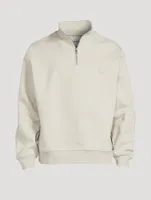 Cotton Zip Sweatshirt