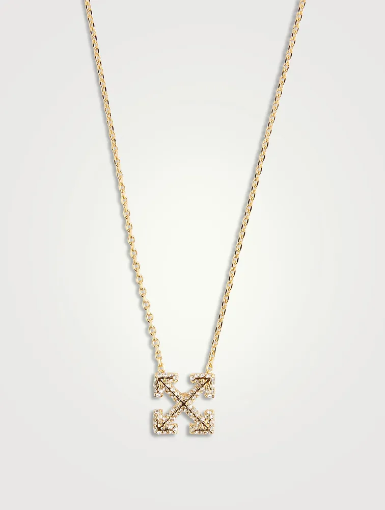 Pavé Arrow Pendant Necklace