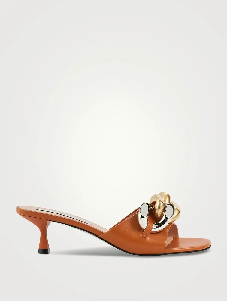 Falabella Kitten-Heel Mules