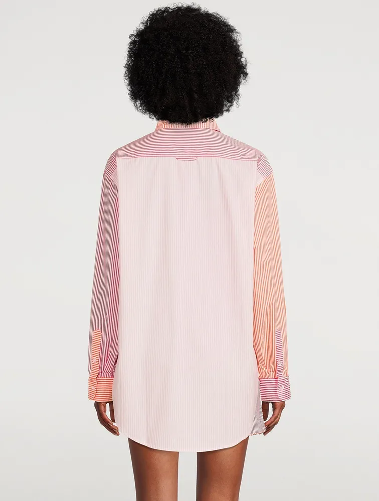 The Oxford Tunic Shirt Stripe Print