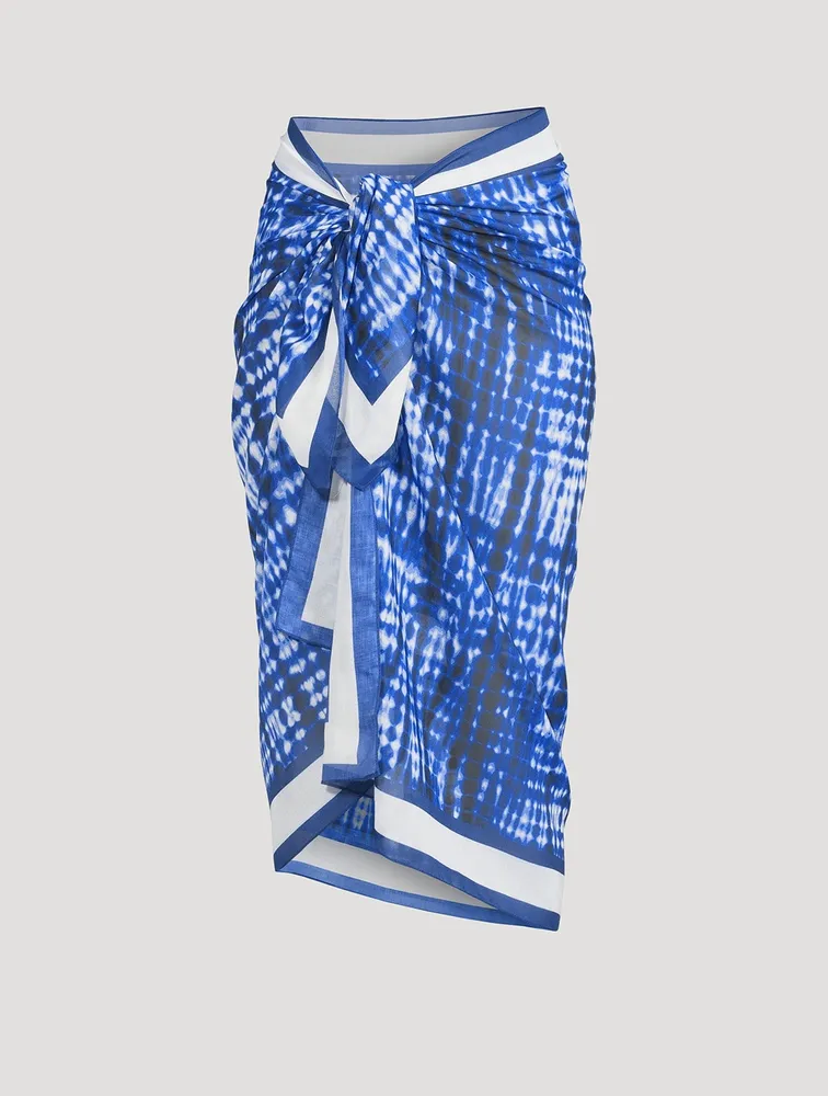 The Pareo In Shibori Print