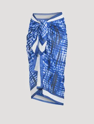 The Pareo In Shibori Print