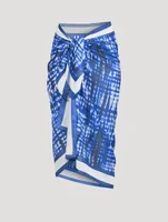The Pareo In Shibori Print