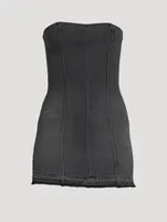 Strapless Denim Mini Dress