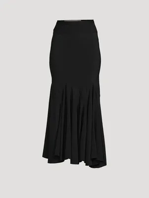 Divine Godet Midi Skirt