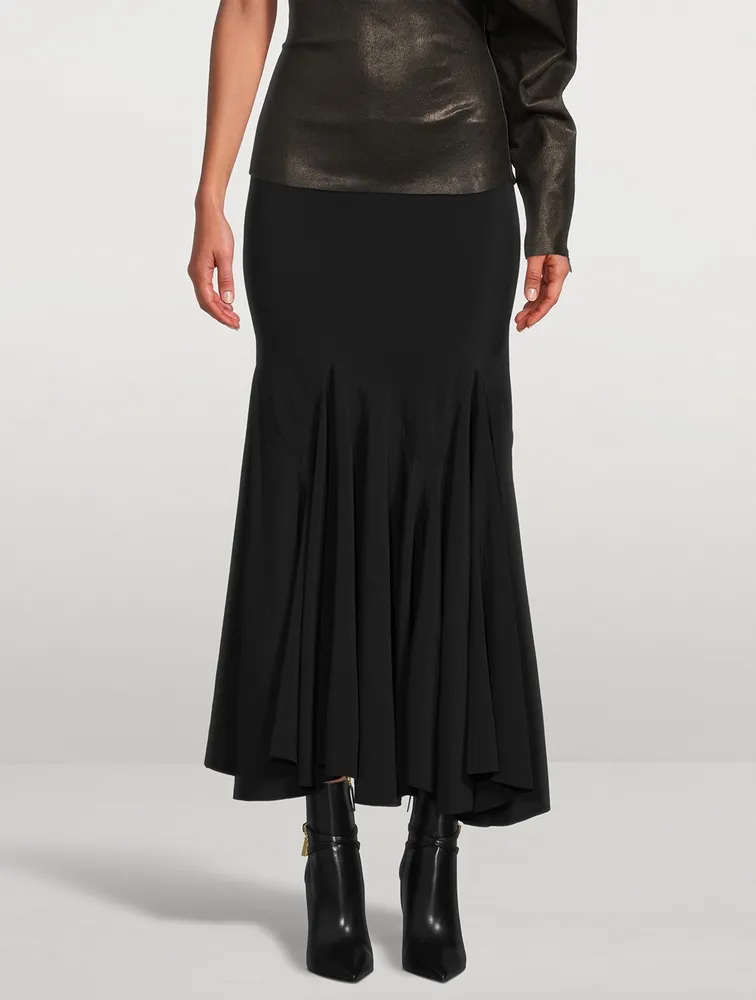 Divine Godet Midi Skirt