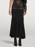 Divine Godet Midi Skirt