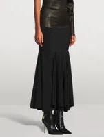 Divine Godet Midi Skirt