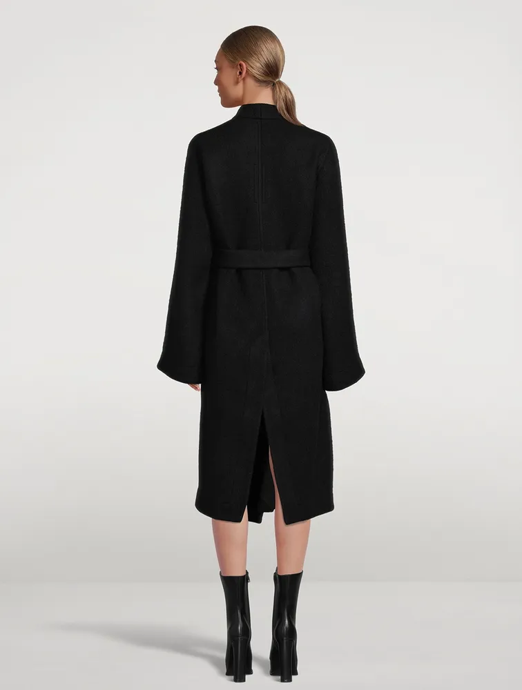 Dagger Wool And Alpaca Coat