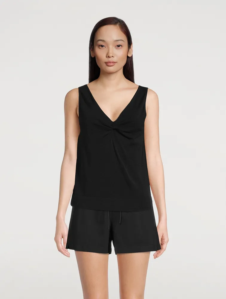 Twist-Front Tank Top