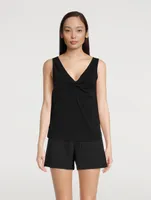 Twist-Front Tank Top