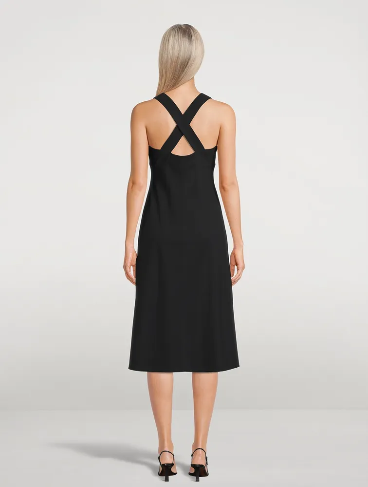 Precision Ponte Cross-Back Dress