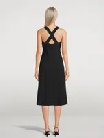 Precision Ponte Cross-Back Dress