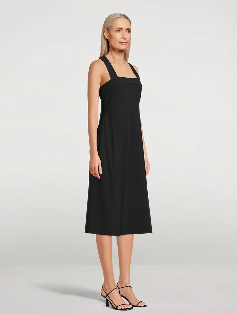 Precision Ponte Cross-Back Dress