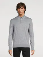 Cashmere And Silk Polo Shirt