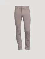 City Stretch Cotton Gabardine Slim-Fit Jeans
