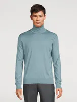 Cashmere And Silk Turtleneck Sweater