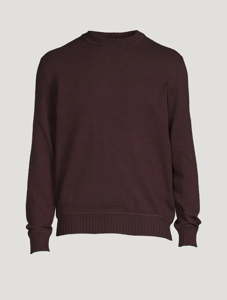 Cashmere And Cotton Crewneck Sweater