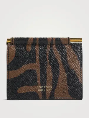 T Line Money Clip Folding Card Holder