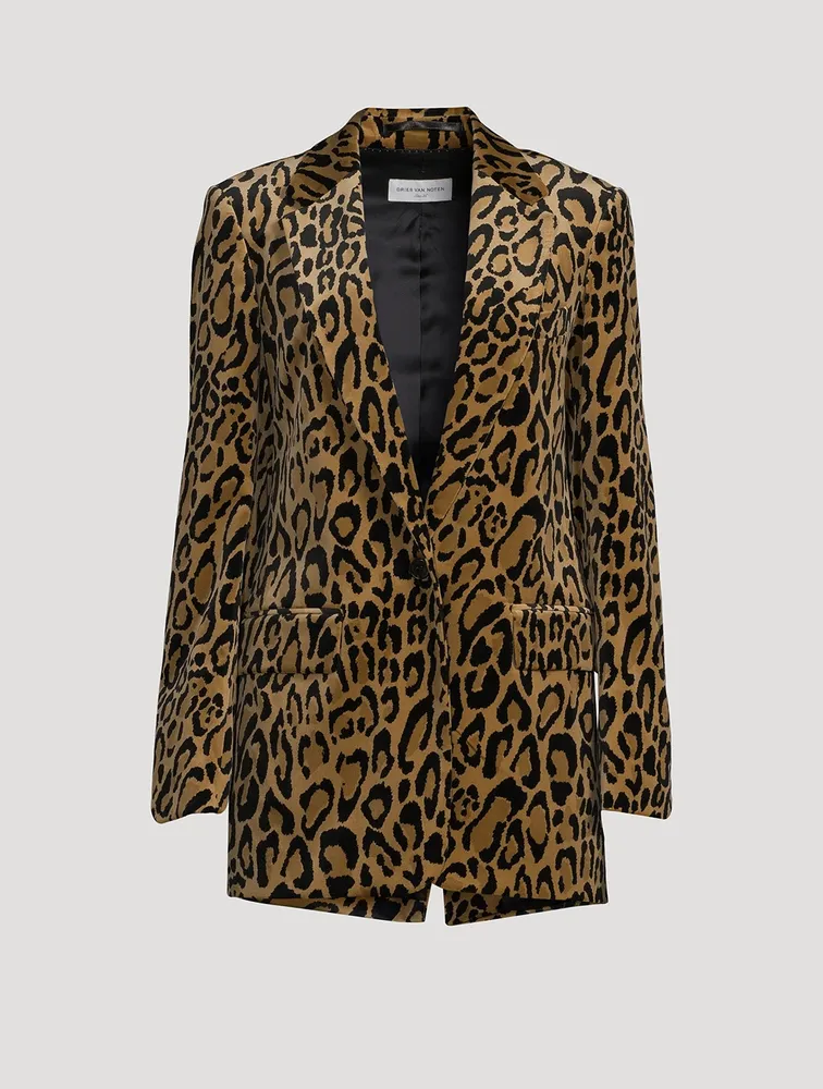 Blanchet Blazer Leopard Print