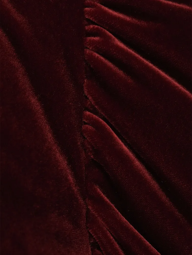 Vilsa Velvet Puffer Jacket