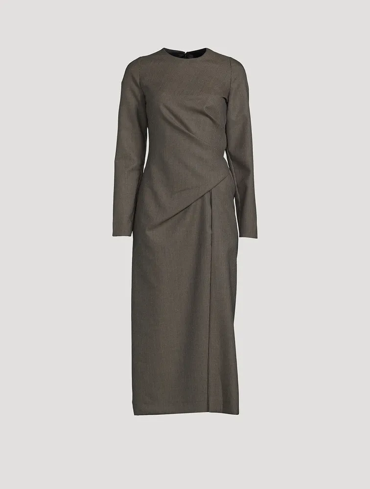 Dalba Bis Wool Midi Dress