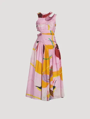 Jolie Cut-Out Midi Dress