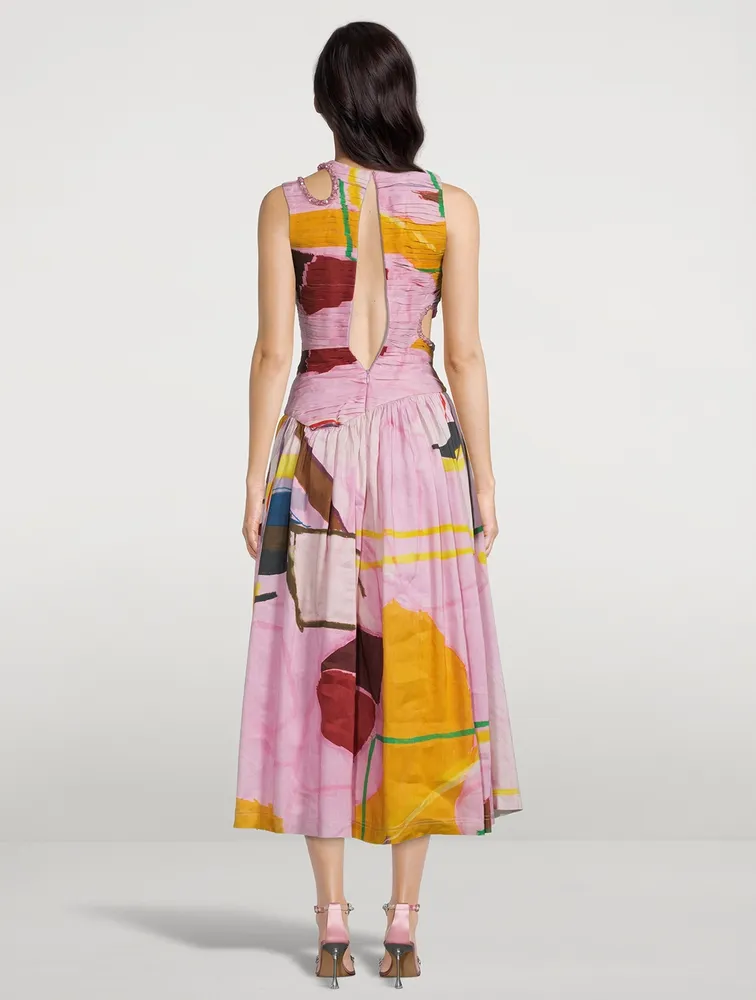 Jolie Cut-Out Midi Dress