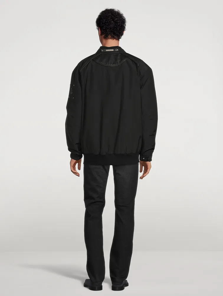 Anica Leather Bomber Jacket