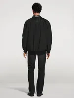Anica Leather Bomber Jacket