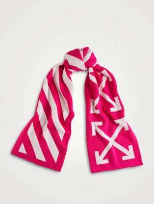 Arrow Diagonal Cotton Scarf