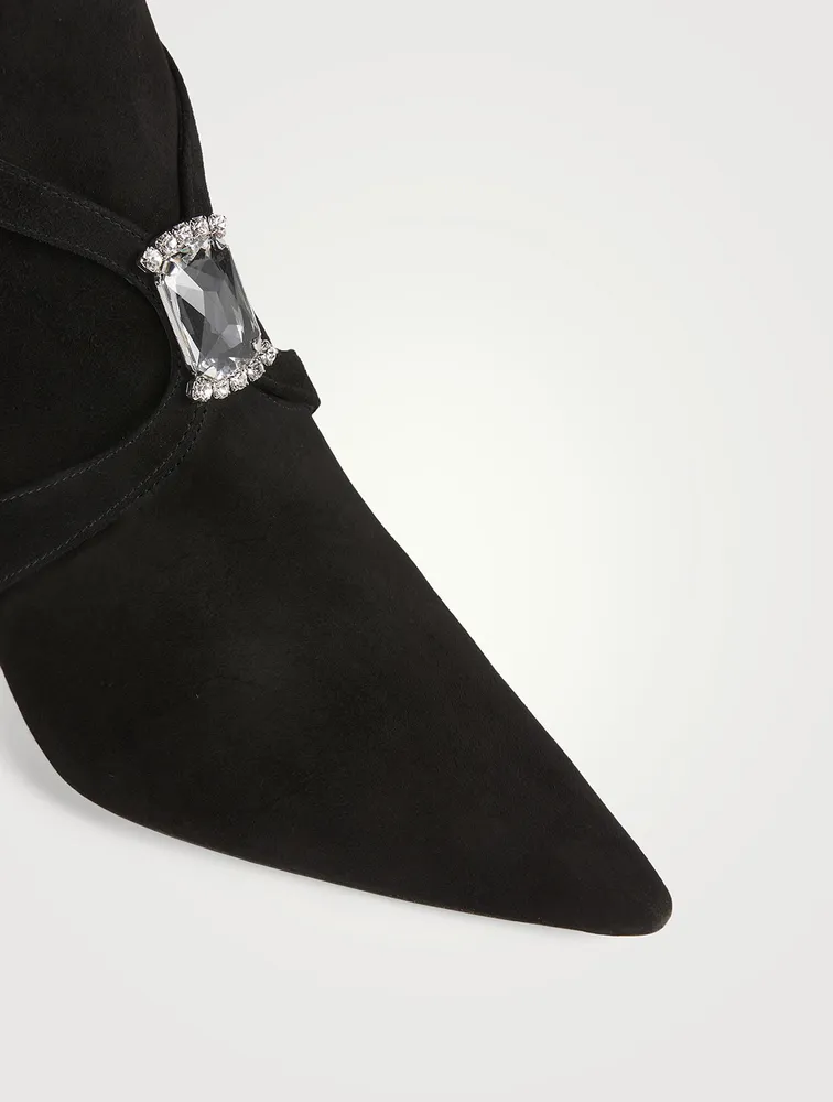 Solitaire Suede Ankle Boots